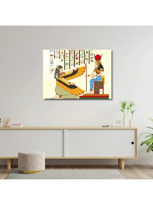 Art of Wall Artofwalldesign ''papirüs Vektör'' Cam Tablo Uv