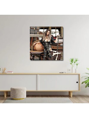 Art of Wall Artofwalldesign ''korsan Kadın Kaptan'' Cam Tablo Uv
