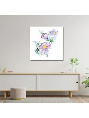 Art of Wall Artofwalldesign ''suluboya Çiçekleri'' Cam Tablo Uv