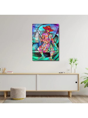 Art of Wall Artofwalldesign ''balıkçı Portre'' Cam Tablo Uv