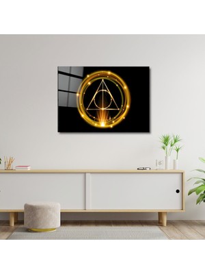 Art of Wall Artofwalldesign ''kutsal Sihirli Geometri''cam Tablo Uv