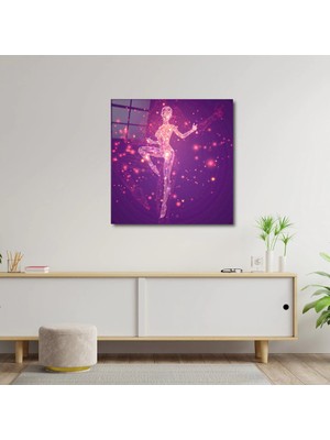 Art of Wall Artofwalldesign ''ışıltılı Çizgiler'' Cam Tablo Uv