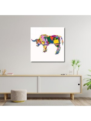 Art of Wall Artofwalldesign ''mozaik Buffalo'' Cam Tablo Uv