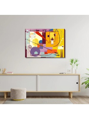 Art of Wall Artofwalldesign ''kompozisyon'' Cam Tablo Uv