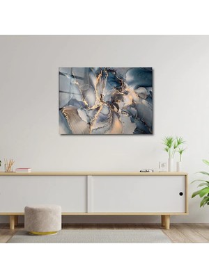 Art of Wall Artofwalldesign ''akışkan Soyut'' Cam Tablo Uv