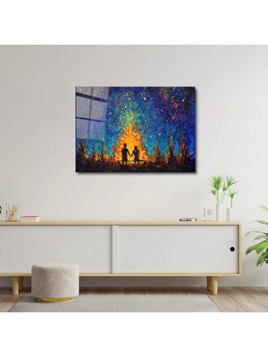 Art of Wall Artofwalldesign ''çift Aşk'' Cam Tablo Uv