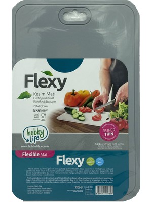 Gondol Hobby Life Flexy Kesme Tahtası Matı Gri