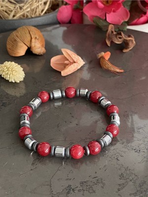 Jackferrero Orijinal Doğaltaş  Bileklik  Renk Atmaz  Hediye Paketli