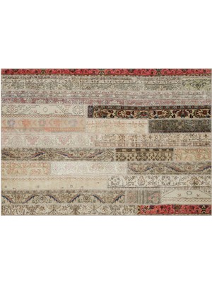 Sempati Halı Klasik Modern Patchwork Eskitme Halı 160 x 230 cm 6014