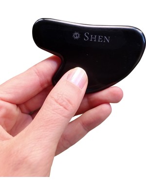 Megaw Siyah Obsidyen Gua Sha Masajı Taşı