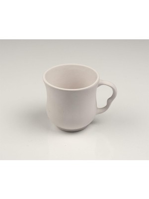 Alâ Çay Fincanı | Seramik Bisküvi (Ham Ürün)