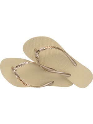 Havaianas Slim Glitter 2 Altın Kadın Terlik 41469754057