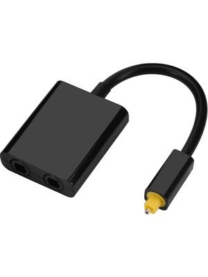 Aogo Optik Çoklayıcı Optical Splitter 1 Griş 2 Çıkış Optik Çoğaltıcı Spdıf Toslink Fiber Optik Ses Kablosu