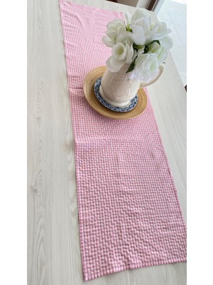 White Alamode Pötikare Pembe Runner 40 x 140 cm