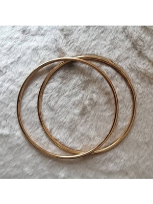 Aklar Çanta Gold Metal Yuvarlak Çanta Sapı