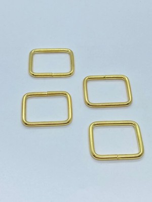 Aklar Çanta 50 Adet Kare Halka Light 2,5CMX3MM