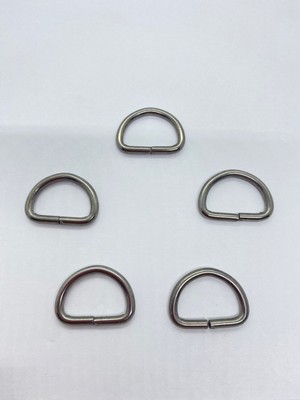Aklar Çanta 50 Adet D Halka Füme (2CMX3MM)
