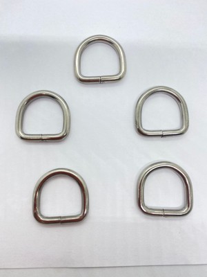 Aklar Çanta 100 Adet D Halka Nikel (2CMX4MM)