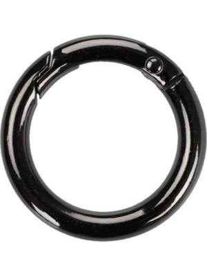 Aklar Çanta Füme Metal Yaylı Halka 2,5 cm