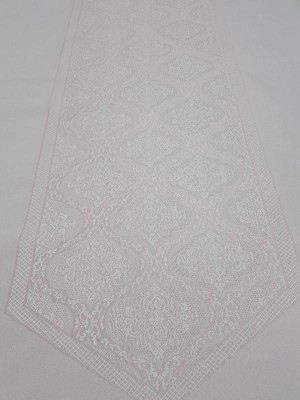 Finezza Roma Lüx Jakar Kumaş Pudra Masa Örtüsü  Dikdörtgen 160x220 cm - 1043