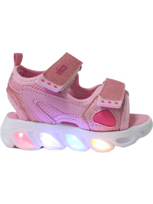 Vicco Roy Işıklı Bebek Sandalet Pembe