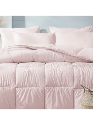 Yataş Bedding Macaron Çift Kişilik Yorgan - Yastık Set - Pembe