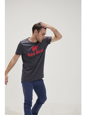 Bad Bear Bad Bear Tee 0 Yaka Erkek Tshirt - Lacivert