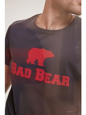 Bad Bear Bad Bear Tee 0 Yaka Erkek Tshirt - Lacivert