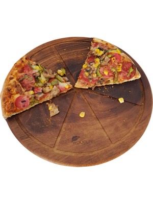 Woodlife Iroko Pizza Sunum Tahtası