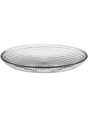 Paşabahçe 10489  6 Adet 150 mm Hacimli Tatlı Tabağı Şeffaf Desenli Cam Malzeme