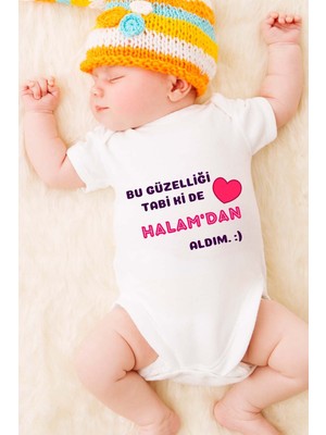 Canestar Bebek Giyim- 3'lü Bebek Zıbın Seti Özel Tasarım - Çıtçıtlı Body Hala Set2