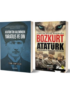 Atatürk’ün Kaleminden Yaratılış ve Din - Bozkurt Atatürk 2 Kitap Set