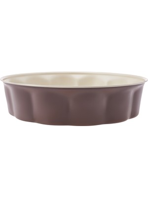 Karaca Chocolate Cream Yuvarlak Karbon Çelik Tepsi 26 cm