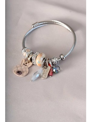 Clariss Kahverengi Tavşan Figürlü Charm Bileklik