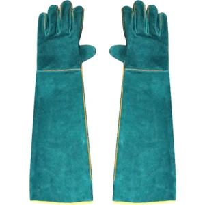 1 Pair Dana Sürüngen Taşıma Eldiven Yılan Vahşi Hayvanlar Eğitim Eldiveni  (Yurt Dışından)