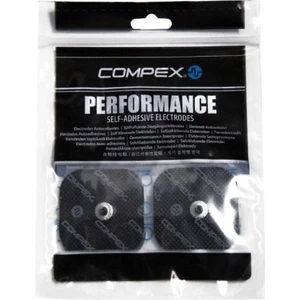 Compex Performance Snap 5x5 cm Çıtçıtlı Siyah Tens Elektrot Pedi, 4 Adet