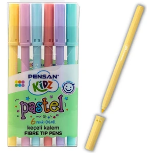 Keçeli Kalem 6 Lı Pastel Renkler Pensan Pastel Keçeli Kalem 1 Paket