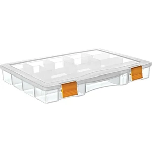 Unique Hobby 1 Adet 12 Bölmeli Organizer Düzenleyici Takı Cıvata Çivi Kutusu