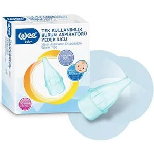 Wee Baby Burun Aspiratörü Yedek Ucu 10LU 163
