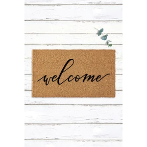 Paspas Yap El Yazısıyla Welcome Kapı Paspası