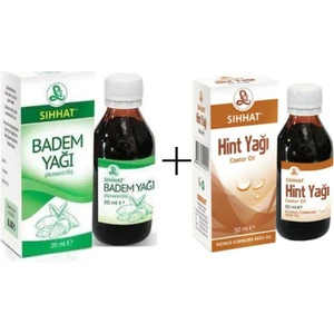 Badem YAĞI(20ML) + Hint Yağı (50ML)
