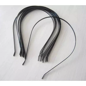 Siyah Metal Tel Taç.12 Adet.3mm