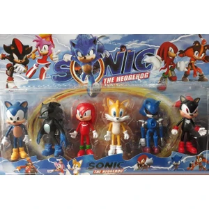 Oyuncak Süper Sonic Figür ve Süper Sonic Arkadaşları 6'lı Supersonic Metalsonic Figürleri