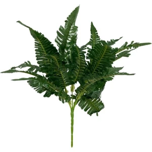 Yapay Çiçek Cycas Aşk Merdiveni Eğrelti Otu Sıkas Bitkisi 7 Dal 21 Yaprak 40X30 cm Yapay Bitki