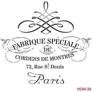 Home Dekor Stencil HDM039  25 x 25