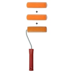 Saten Ipek Rulo Fırça Seti 10CM