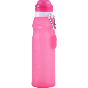XC-282 600 ml Silikon Katlanır Bardak Kamp Bisiklet Spor Su Isıtıcısı (Pembe) (Yurt Dışından)
