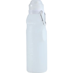 XC-282 600ML Silikon Katlanır Bardak Kamp Bisiklet Spor Su Isıtıcısı (Beyaz) (Yurt Dışından)