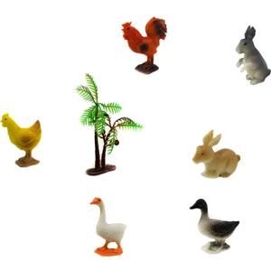 Oyuncak Kümes Hayvanları 7 Parça 7 cm