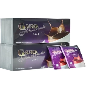 Gano Excel Schokolade 3 In 1 Kakaolu ve Gano Excelderma Mantarlı İçecek 2'li 1,2 kg